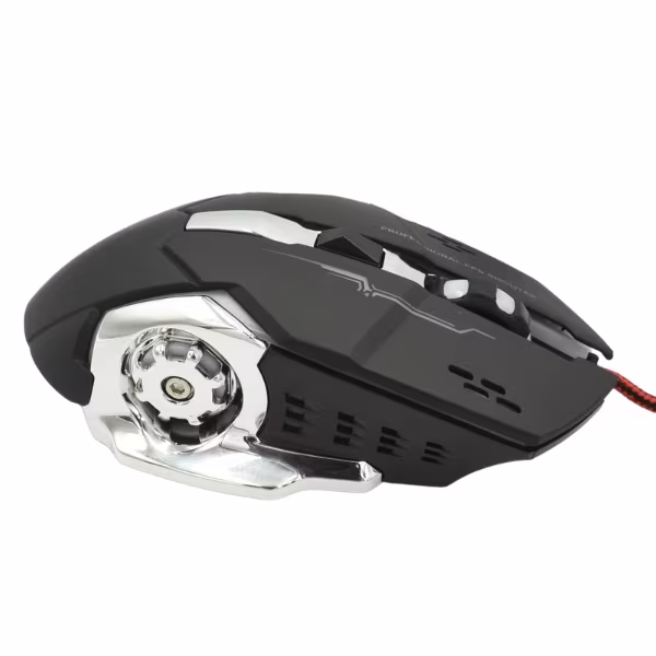 Ecobox Mysz pc przewodowa USB Czarny