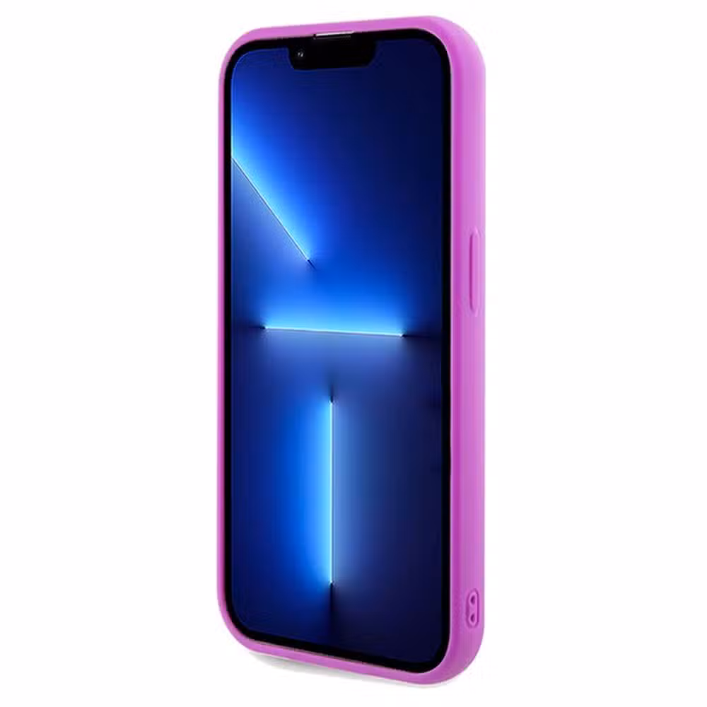 GUESS futerał do IPHONE 14 Pro GUHCP14LPMSDGSF (Disco Script Metal) fuksja - obrazek 5