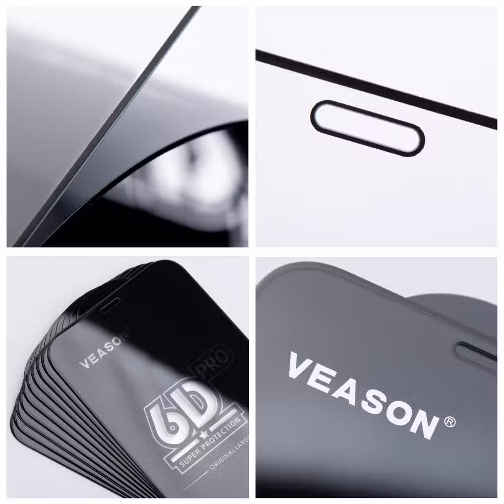 Szkło Hartowane 6D Pro Veason Glass (SET 10in1) - do Iphone 7 / 8 / SE 2020 / SE 2022 czarny - obrazek 6