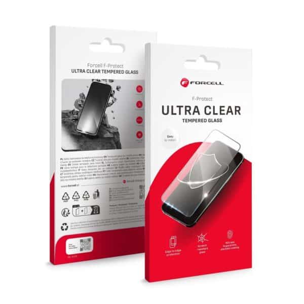 Szkło hartowane do iPhone 14 PRO Forcell Ultra Clear Glass czarne