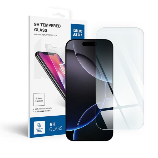 Szkło hartowane do iPhone 16 PRO / 17 / 17 PRO Blue Star