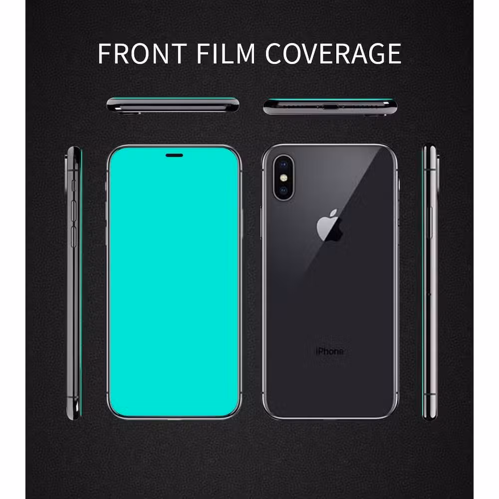Szkło hartowane X-ONE Full Cover Extra Strong Crystal Clear - do iPhone 13 mini (full glue) czarny - obrazek 4
