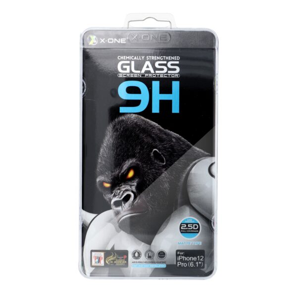 Szkło hartowane X-ONE Full Cover Extra Strong Matowe - do iPhone 16 Pro Max/17 Pro Max (full glue) czarny