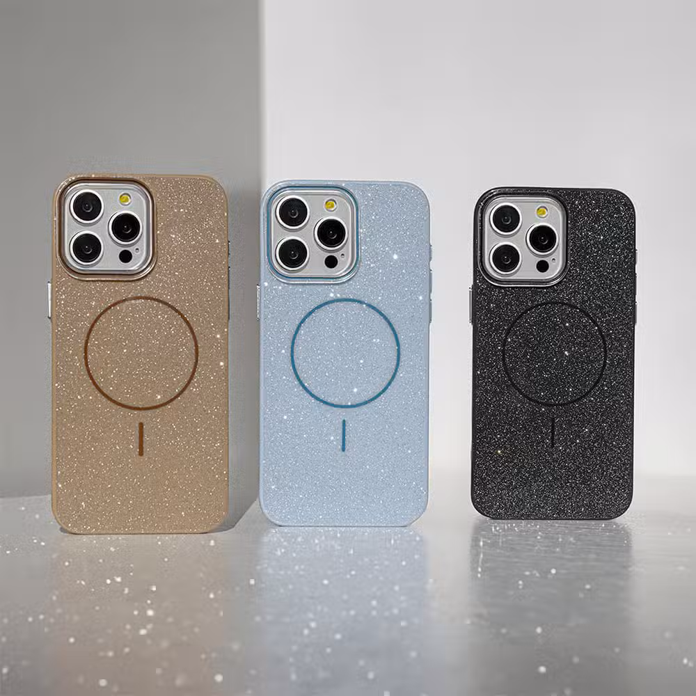 Nakładka Glitter Thin MagSafe case do iPhone 11 błyszczący brązowy - obrazek 5