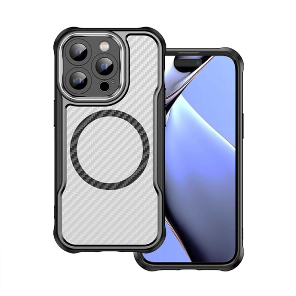 Nakładka Defender Carbon MagSafe case do iPhone 16 Pro czarny