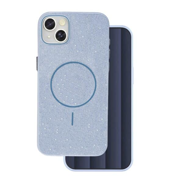 Nakładka Glitter Thin Mag do iPhone 17 Air 6,6" niebieska