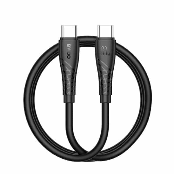 BWOO kabel USB-C - USB-C 60W BO-X318 1m czarny