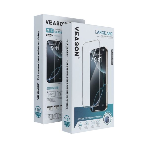 Szkło Hartowane 6D Pro Veason Glass (SET 10in1) - do Samsung Galaxy A57 5G czarny