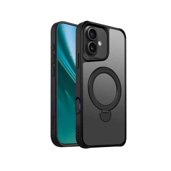 Nakładka Etteri Matt Mag Ring do iPhone 17 czarna