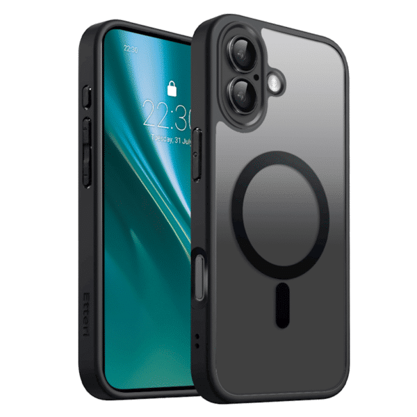 Nakładka Etteri Matt Mag do iPhone 17 czarna