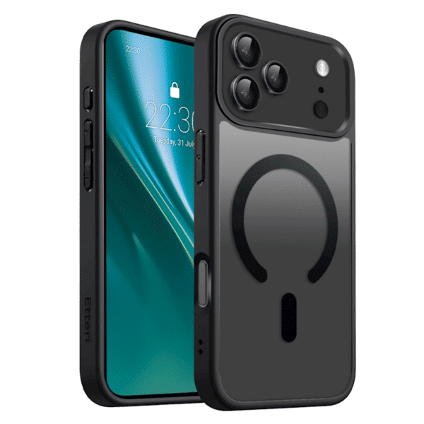 Nakładka Etteri Matt Mag do iPhone 17 Pro czarna