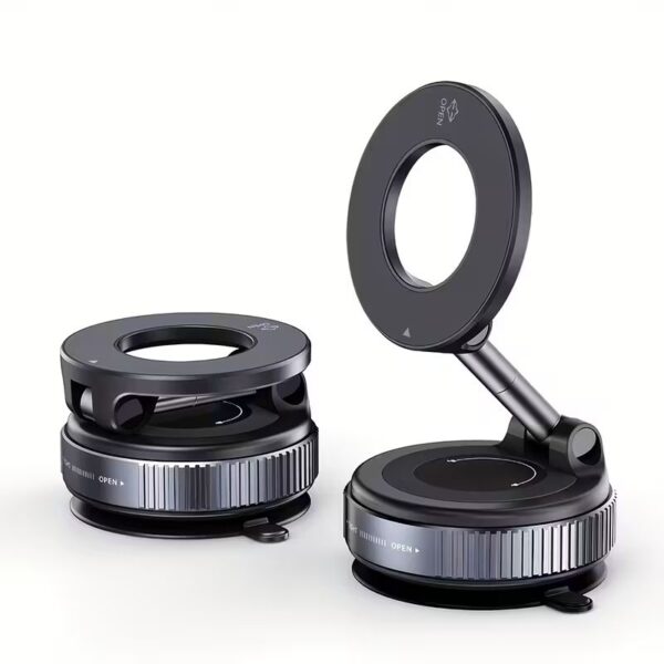 Uchwyt samochodowy K007 Nano Gel kompatybilny z MagSafe czarny