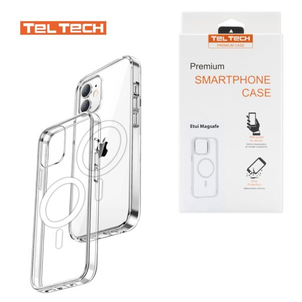 Teltech nakładka MagSafe case do Samsung Galaxy S26 Plus transparentny