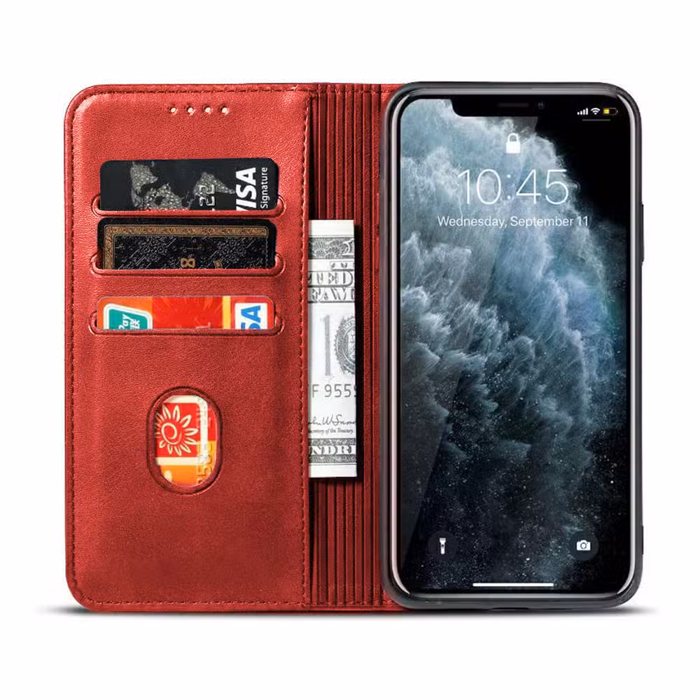 Kabura magneto Wallet do Samsung Galaxy S26 Ultra czerwony - obrazek 4