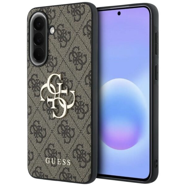 GUESS futerał do SAMSUNG Galaxy A57 GUHCSA574GMGBR (4G Big Metal Logo) brązowy