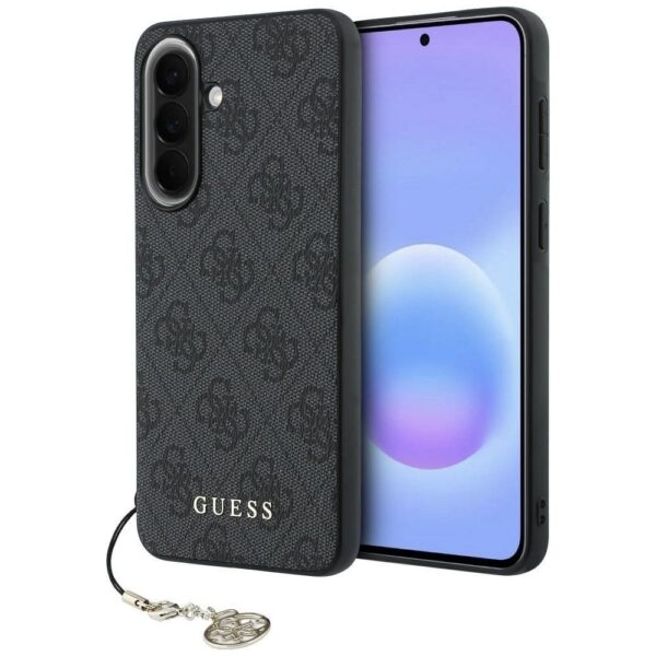 GUESS futerał do SAMSUNG Galaxy A37 GUHCSA37GF4GGR (PU 4G Classic Logo with Charm) czarny