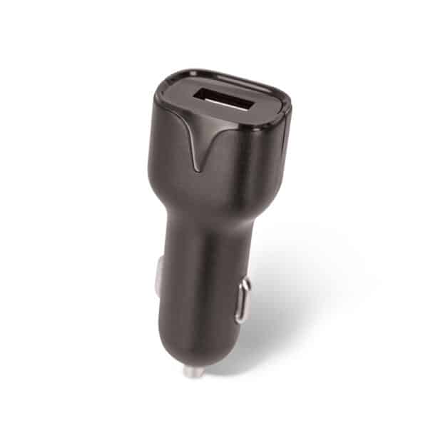 Setty ładowarka samochodowa 1x USB 2,4A czarna + kabel USB-C 1,0 m NEW