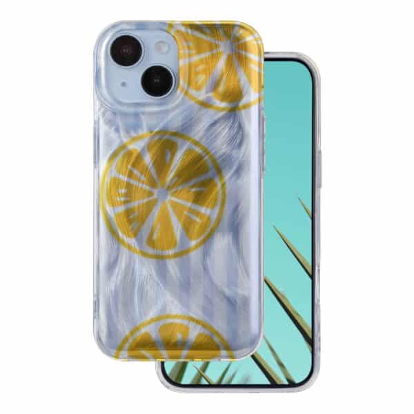 Nakładka Ultra Trendy Summer do iPhone 15 6,1" cytryna