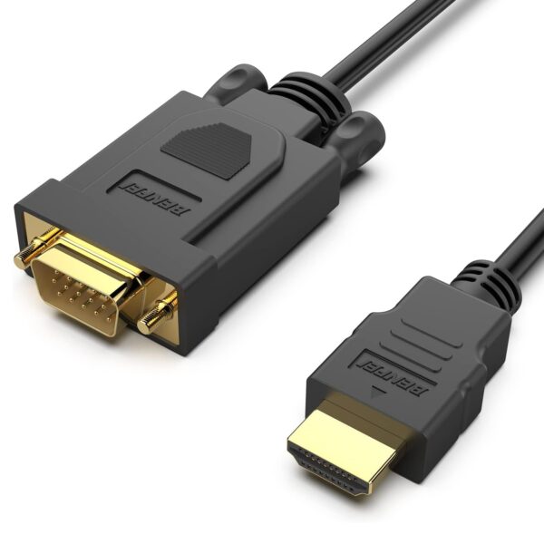 BENFEI kabel HDMI do VGA 0,9 m jednokierunkowy czarny